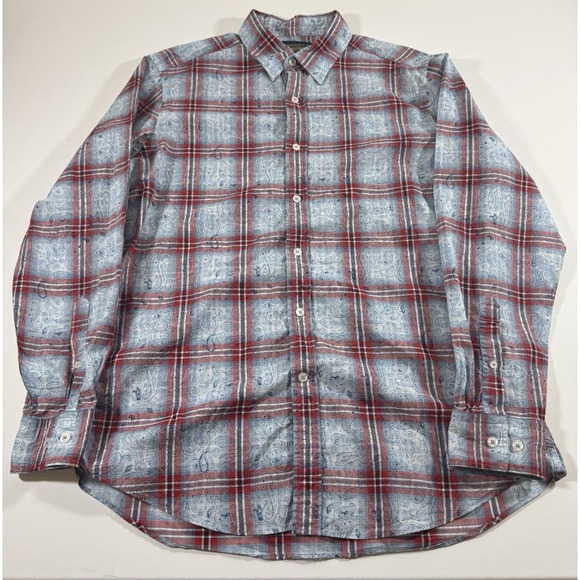 Cremieux premium Denim Other - Cremieux Premium Denim shirt Size Large Long sleeve bandanna Paisley patter